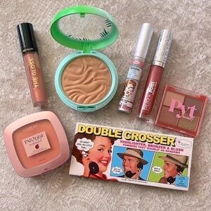 Brand New Makeup Bundle Physician Formula The Balm Bronzer PYT Eye Lip Glosses